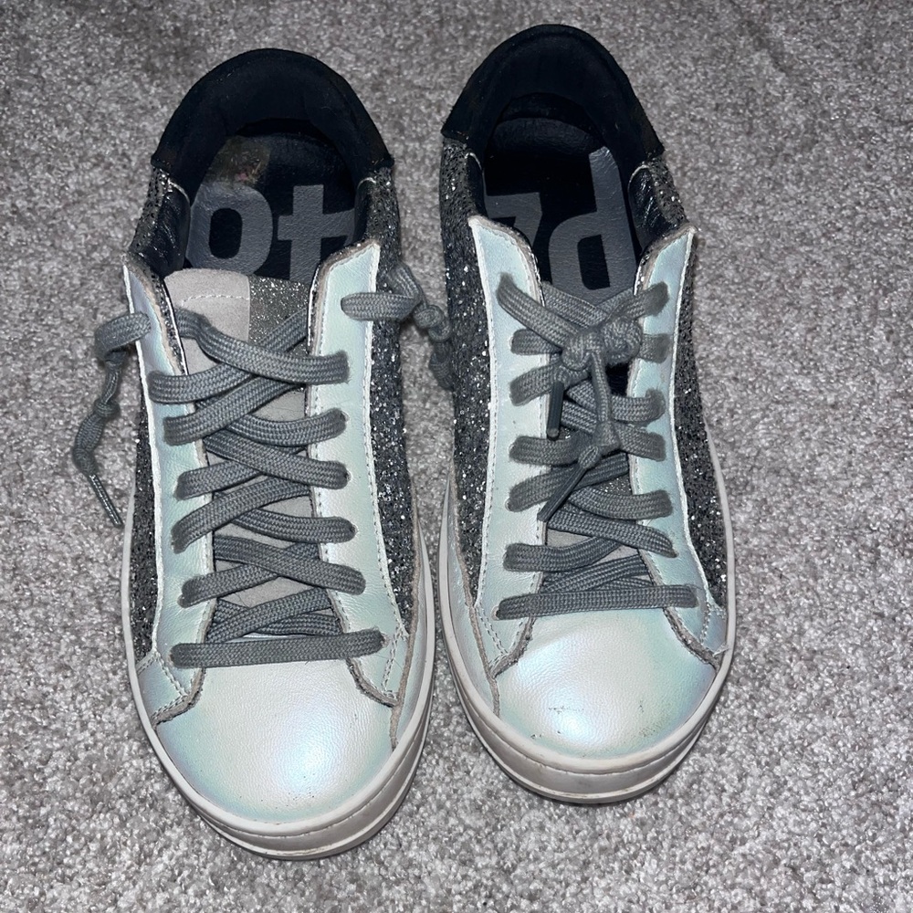 P448 size 36 glitter sneakers